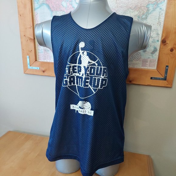 Basketball BC- Reversible Jersey Mesh Navy and White Men's Size Small - Picture 1 of 11